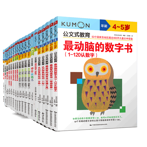 公文式教育：全脑开发晋级游戏（幼小衔接思维训练篇）（全19册）