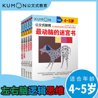 公文式教育：左右脑开发逻辑思维4-5岁（套装共5册）