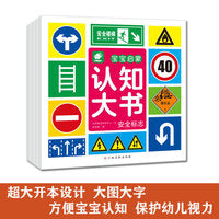 宝宝启蒙认知大书（套装全4册）安全标志 认物 国旗 识车 0-4岁 早教书