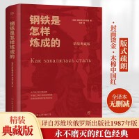 钢铁是怎样炼成的（精装典藏版，永不磨灭的红色经典，翻译家牧野俄中直译）