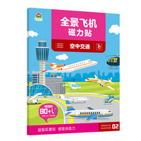 全景飞机磁力贴-空中交通