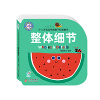 0-2岁宝宝早教撕不烂纸板书·整体细节 0-3-6岁 逻辑思维训练 启蒙认知 幼儿园小班中班大班 孩子早教学习 亲子互动 海润阳光 北京教育出版社 正版