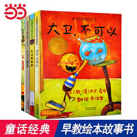 大卫不可以系列4册 大卫上学去大卫惹麻烦大卫圣诞节到啦