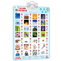 爱德少儿 幼儿启蒙有声挂图看图识字 一点就会读的有声认知书挂图有声早教幼儿童宝宝启蒙认知看图识字墙贴学习神器宝宝早教点读发声书婴儿识字益智