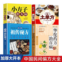 全4册小方子治大病土单方民间祖传秘方华佗药方治百病民间传统秘方正版民间祖传秘方中国医书老偏方百病食疗大全黄帝内经中医养生书食补书籍