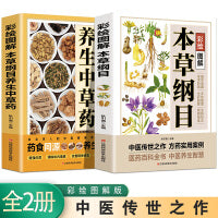 彩绘图解本草纲目+本草纲目养生中草药【全2册】本草纲目 家庭中医养生一本通书籍 做自己的中医 养生保健书籍大全 家庭养生保健