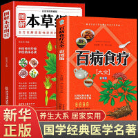 全2册百病食疗大全彩图版图解本草纲目对症养生方食疗体质养生法四季养生人体经络穴位百病食疗药膳汤膳大全书籍