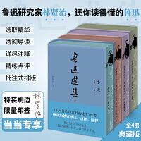 鲁迅选集（当当专享特装刷边+林贤治印签，全4册精装典藏。鲁迅研究家林贤治精选鲁迅小说、杂感、散文、诗歌、书信等，精彩评注）