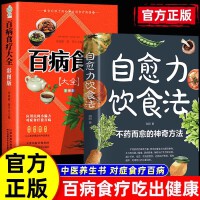 自愈力饮食法+百病食疗大全2册 不药而愈的神奇方法减糖生活减糖食谱健康饮食指南养生书健康食谱书籍抗炎视频低糖食谱健康饮食食谱中医养生食疗食谱
