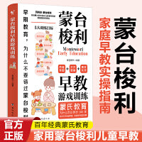 蒙台梭利早教游戏训儿童益智书游戏训练0-3-6岁培养开发儿童专注力智力逻辑思维语言能力幼小衔接婴幼儿宝宝教育孩子的科学方法