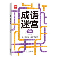 成语迷宫高级单册 幼儿园 3-4-5-6-7-8一10-12岁到小学生分级迷宫专注力训练书一二年级走迷宫大冒险智力小学生古诗词文言文作文课外书