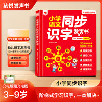 小学语文同步发声书早教启蒙识字组词句子幼小衔接点读有声书充电版