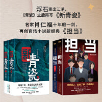 名家浮石、肖仁福全新力作：新青瓷（上下册）+担当+担当风云再起共4册 官场反腐小说