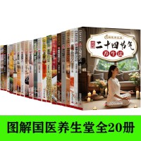 国医养生堂图解全20册黄帝内经 胃肠汤汤饮粥膳 家庭按摩 经络祛病常见病妙用药膳刮痧拔罐 十二时辰饮食疗法二十四节气家庭常见病
