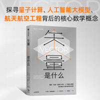 矢量是什么 罗宾·阿里安罗德 著 矢量在GPS 搜索引擎 人工智能中的现代应用 矢量向量张量微积分数学科学