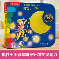 奇妙洞洞书中英双语版 晚安，宝贝  0-3岁婴幼儿睡前安抚，提高想象力 触摸早教书精细动作发育认知机关书 乐乐趣点读笔可点读
