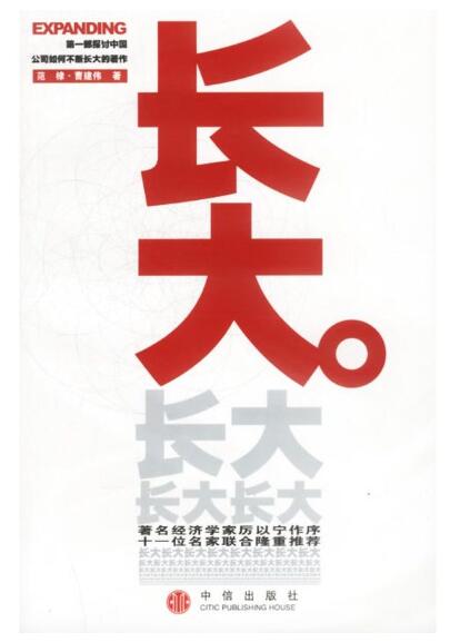 A01长大：第一部探讨中国公司如何不断长大的著作